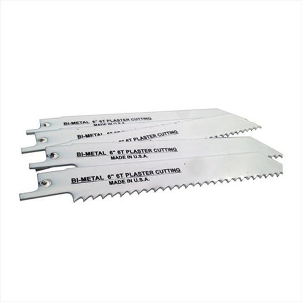 Disston Disston 6956-5T Blu-Mol 6 In. 6 Tpi Plaster Cutting Bi-Metal Reciprocating Saw Blade; 5 Pack 6956-5T